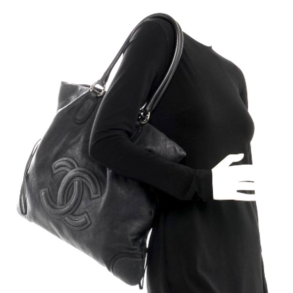 ๐โจ BEAUTIFUL โจ๐ CHANEL CAVIAR LARGE TOTE - Picture 13 of 15